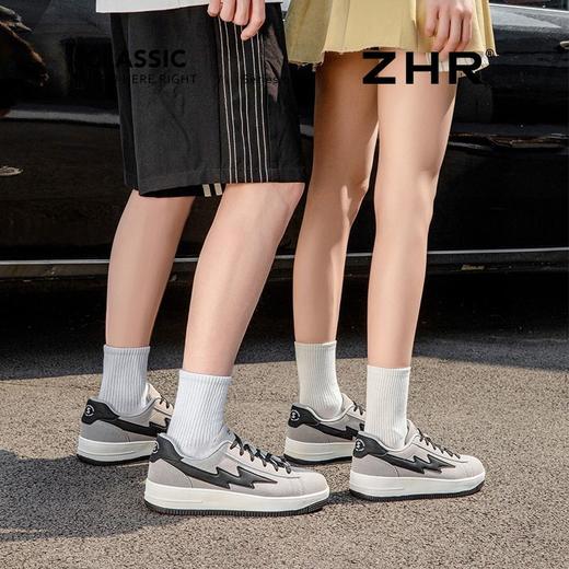 ZHR则则情侣厚底板鞋春季新款网红爆款潮流百搭高颜值舒适休闲鞋 商品图7