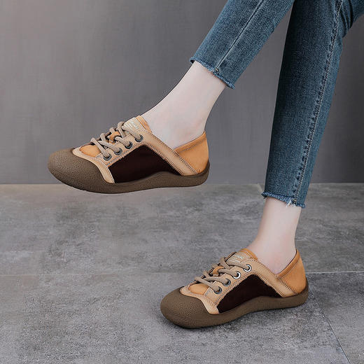 YR 2735复古拼色运动休闲鞋透气轻便单鞋 商品图2