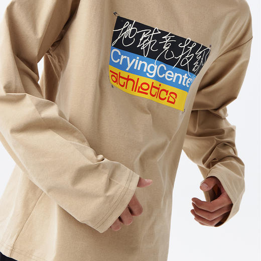 CryingCenter 地球竞技部 干爽肤感 伪别针长袖Tee 哭喊中心 商品图1