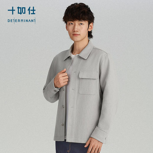 【FW26新品】秋冬纯棉梭织里绒保暖衬衫外套-CS17-02 商品图3