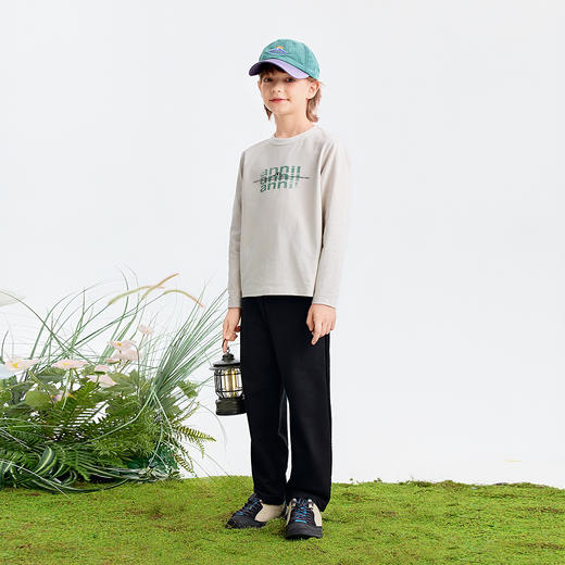 男女童全腰针织单裤秋季新款安奈儿童装小程序专享EM536543 商品图6