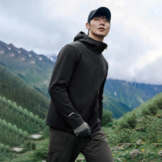 伯希和户外软壳衣男新款防风透气休闲外套登山冲锋衣内胆夹克上衣 商品图4