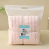 简芮泡泡珊瑚绒加大加厚浴巾（灰色-粉色）（250753-250754） 商品缩略图9