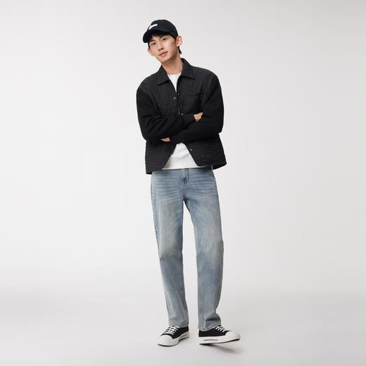 九牧王 保暖零压 秋季舒适抗菌夹克DJ25521 商品图1