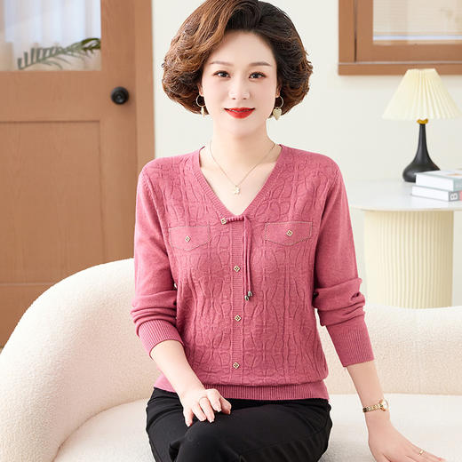 W377-3011-55-108妈妈装秋 商品图0