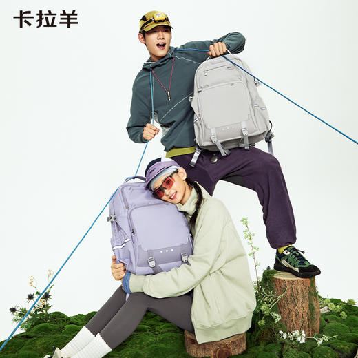 【考拉抱抱包】卡拉羊5维防下坠减负登山包大容量双肩包CX5534/L 商品图11