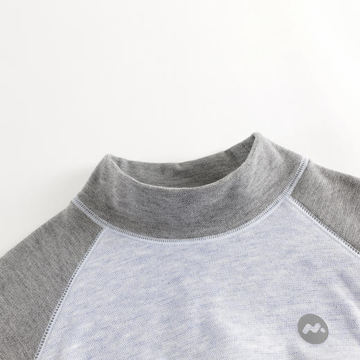 【珍珠绒】马克珍妮男女童轻暖高领运动T恤2025年秋装新款551718 商品图3