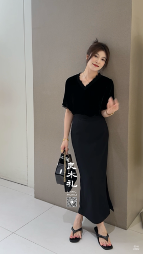 休闲——醋酸半裙