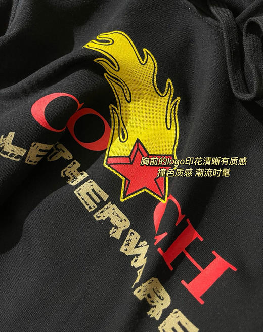 𝐂𝐇恐龙印花连帽卫衣帽衫815 商品图7