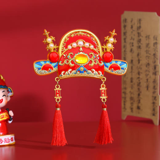 【金榜题名状元帽金属冰箱贴】开学季学生毕业礼物国潮伴手礼纪念品 商品图2