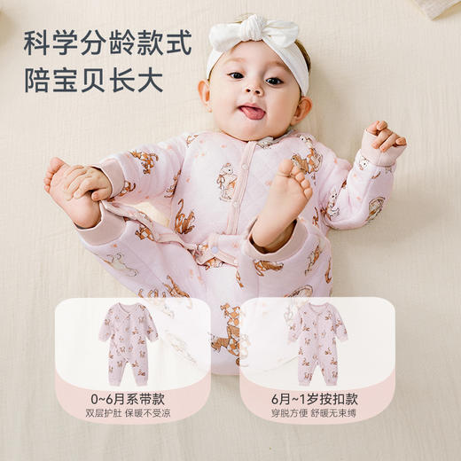 【2025年秋冬新品】i-baby菱形格空气层恒温系带/开扣连体衣包屁衣GG0625701512.1-12.31实付399赠送i-baby手拎包） 商品图5