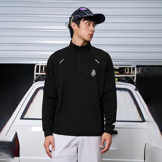 有志者UZIS美式休闲运动长袖男篮球跑步健身上衣训练宽松T恤火种 商品图7