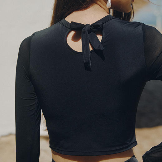 sisia新款泳衣女高级感分体保守遮肚显瘦海边度假泡温泉泳装SWE25-07A 商品图1