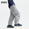 【潮酷工装裤】男女童全腰梭织单裤秋季新款安奈儿童装小程序专享EM536542 商品缩略图1