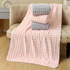 简芮泡泡珊瑚绒加大加厚浴巾（灰色-粉色）（250753-250754） 商品缩略图2