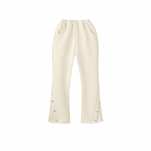 笛莎Deesha 童装女童裤子2025冬新款女童微喇简约长裤 商品图4