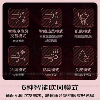 松下（Panasonic）负离子电吹风机筒高速大功率家用速干纳诺怡护发便携送女友生日礼物EH-NA9C 商品图0