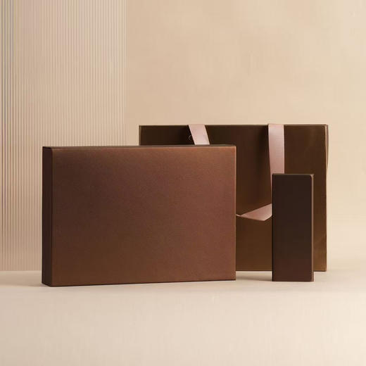 品鉴皮盒【三小盒 咖色】55元一套/一箱16套 商品图2