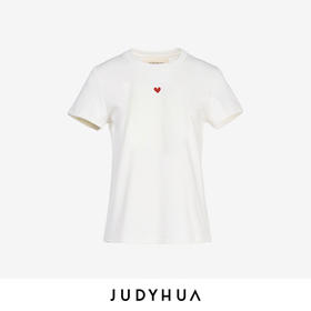 JUDYHUA 怦然心动系列爱心T恤