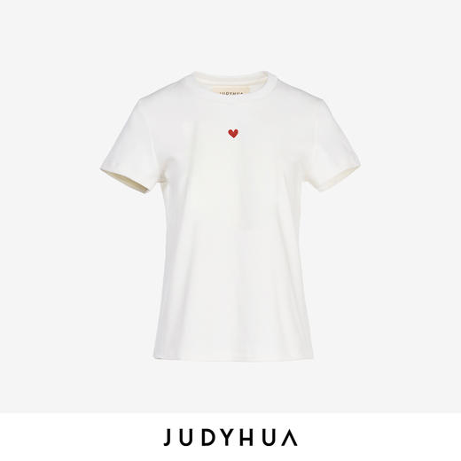 JUDYHUA 怦然心动系列爱心T恤 商品图0