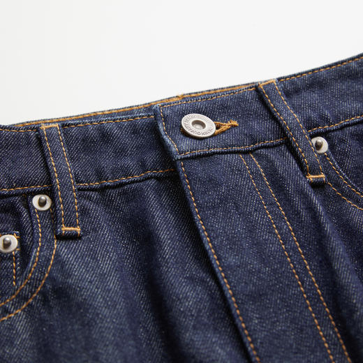 ROMI STUDIO“线条牛仔”原生环保洗水立体中烫线牛仔裤RWCSXA4619 商品图2