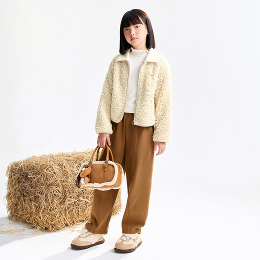 女童针织外套冬季新款安奈儿童装EG535517 商品图3