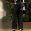 西子/墨云重磅25MM桑蚕丝电力纺龟裂纹香云纱阔腿裤/KZBH1201 商品缩略图7