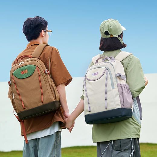 EOSY壹鹿童ins学院风休闲双肩包轻便大容量防水EO44 商品图8