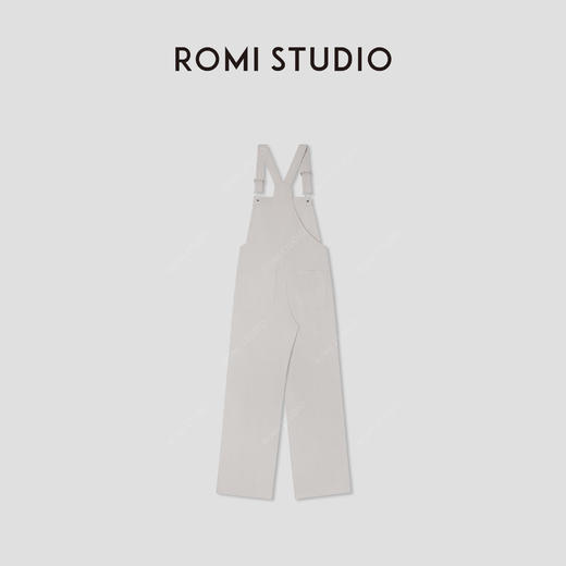 ROMI STUDIO土耳其进口面料环保染色经典百搭背带裤 RWCSX82301 商品图1