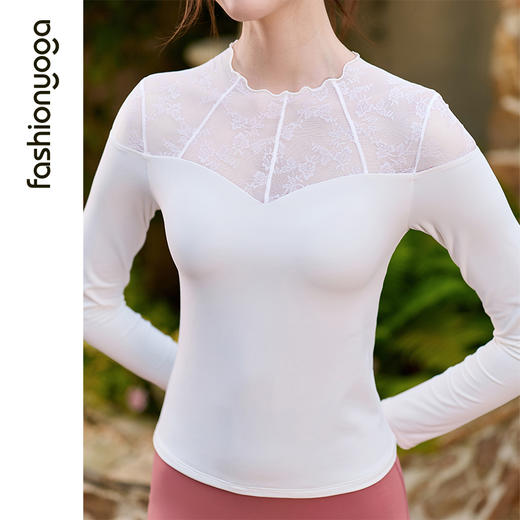 FC15355仙朵蕾丝拼接长袖 商品图7