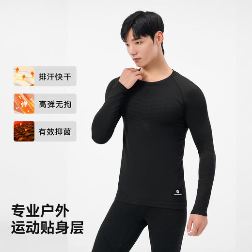 【P系列】伯希和户外功能内衣男女冬季抑菌滑雪运动套装肌底衣 商品图2