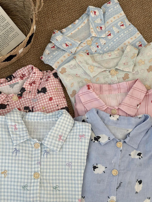 双层纱长袖套装（锁 商品图4