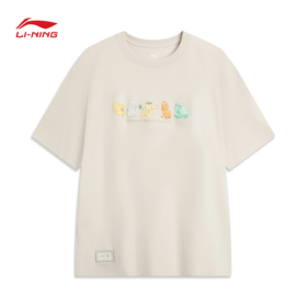 李宁短袖t恤男2025秋季新款故宫联名百搭时尚圆领文化衫AHSV849