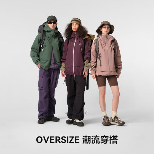 【山壳】伯希和户外硬壳冲锋衣女2025新款轻量化防风徒步登山服男 商品图4