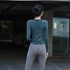 【冬天速干打底必备】Beemen无缝一体织瑜伽服女上衣秋冬季速干打底运动长袖 商品缩略图1