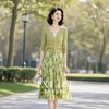 2025超火开春穿搭一整套韩风chic气质减龄休闲清新绿色两件套装裙 商品缩略图3