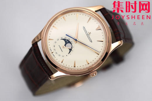 积家ZF月相大师V2版 玫金壳 男士腕表 超薄一体机 商品图3