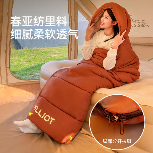 伯希和户外睡袋四季通用款成人露营便携徒步轻量化羽绒棉被子两用 商品图4