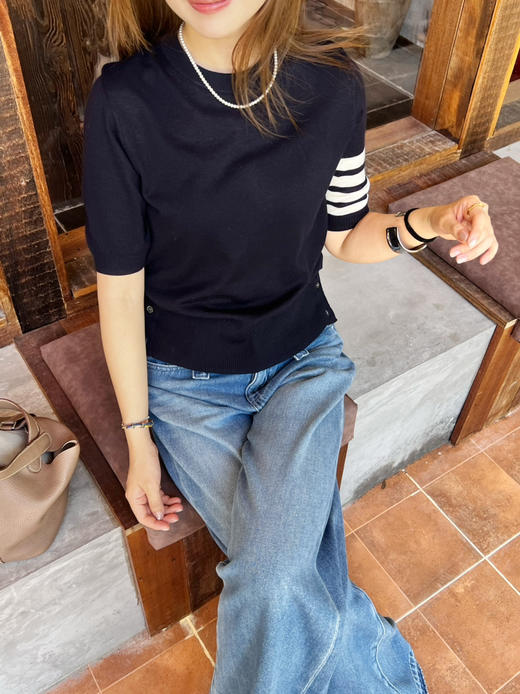 2508402    TB 针织短袖 绵羊毛 商品图3