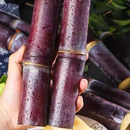 【脆甜多汁❗️广西黑皮甘蔗】现采现发，农家种植，自然生长，绿色健康！特产新鲜当季水果整箱应当季甘蔗 商品图1
