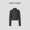 ROMI STUDIO“棕标系列”英国进口小牛皮纽扣夹克短皮衣 RWCSWG2257  商品缩略图1