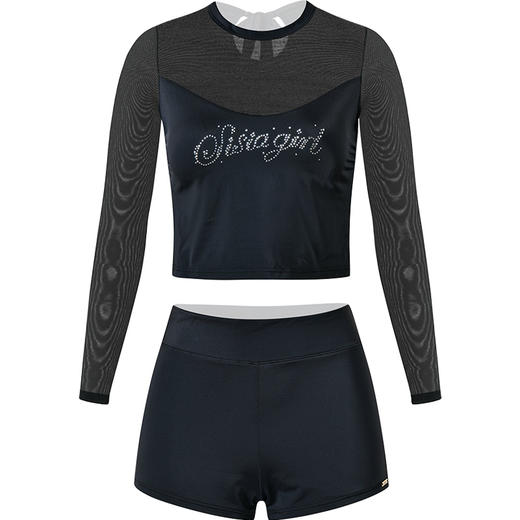 sisia新款泳衣女高级感分体保守遮肚显瘦海边度假泡温泉泳装SWE25-07A 商品图5