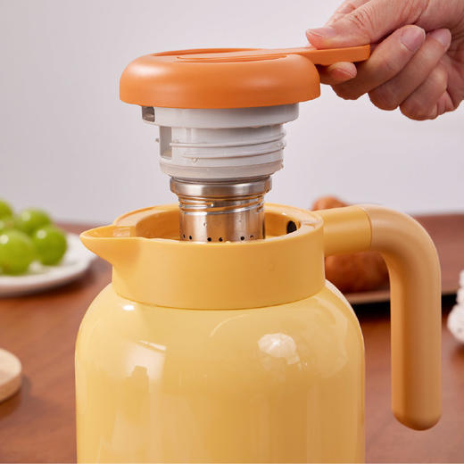 MM山姆 NOC LIVING不锈钢保温壶焖茶壶套装 粉色/黄色 商品图6