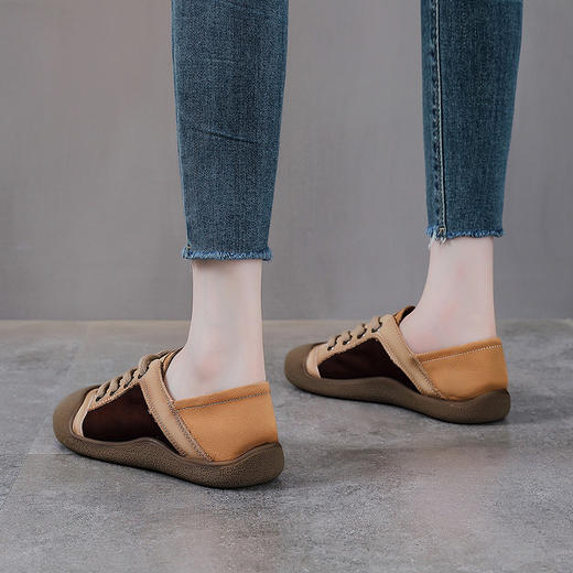 YR 2735复古拼色运动休闲鞋透气轻便单鞋 商品图3