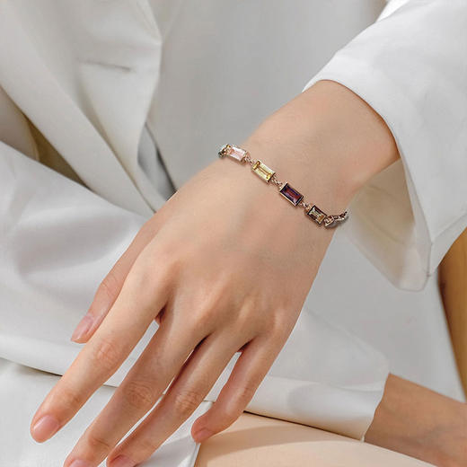 【JOLEE手链】 S925银 天然水晶 宝石 轻奢饰品 七夕送女生礼物 商品图5