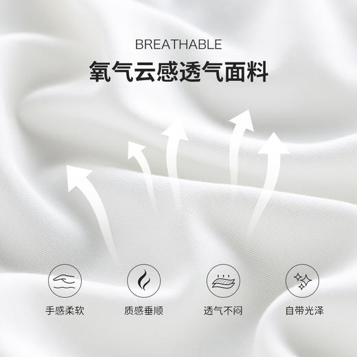 【洗后免熨烫 不易褶皱 垂坠顺滑版型好】SIMINANA女士氧气云感衬衫 多色可选 商品图2