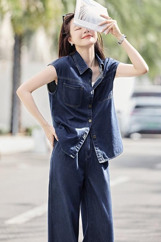 HAYES 水洗丹宁衬衫长裤牛仔套装 21107 商品图2