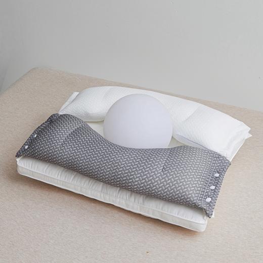 【三枕合一 侧睡救星】花姿彤 A类母婴面料 脊椎牵引安睡枕 助睡眠护颈椎 修复睡觉专用枕芯反弓富贵包护颈枕  商品图6