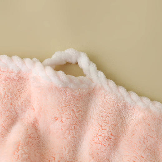 简芮泡泡珊瑚绒加大加厚浴巾（灰色-粉色）（250753-250754） 商品图3