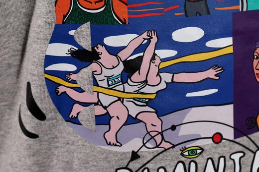 严素纯棉TEE,跑步即艺术纯棉休闲TEE ,短袖棉T恤 宽松,舒适,全棉,日常, 严素态度 商品图6